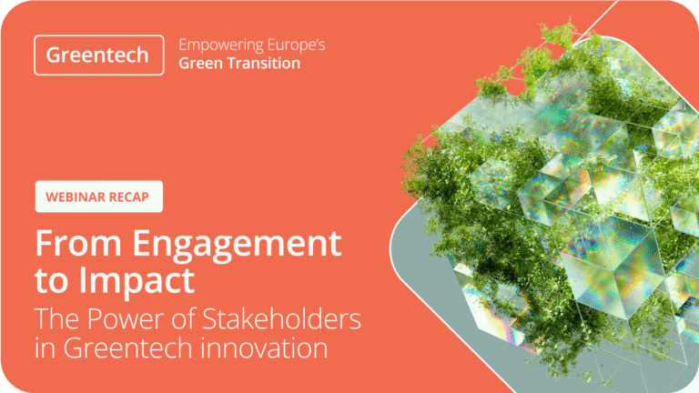 [GreenTech] Webinar From Engagement to Impact - Recap